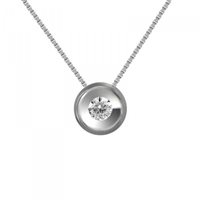 Necklace Bibigi Woman Pret-A-Porter in White Gold Diamante CLK0002B06